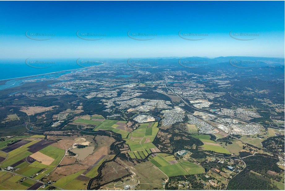 High Altitude Aerial Photo Pimpama QLD Aerial Photography