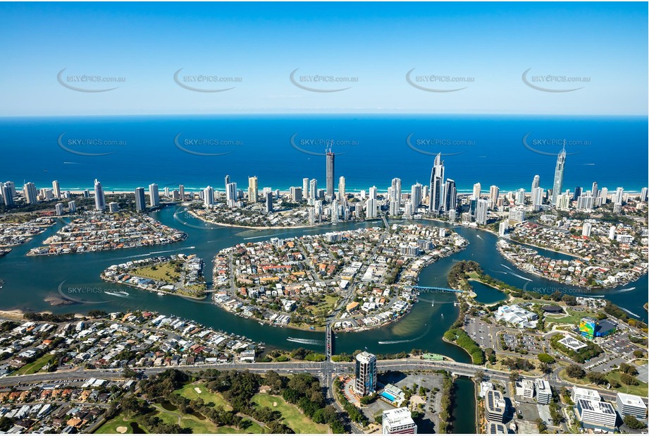 Chevron Island - Surfers Paradise QLD Aerial Photography