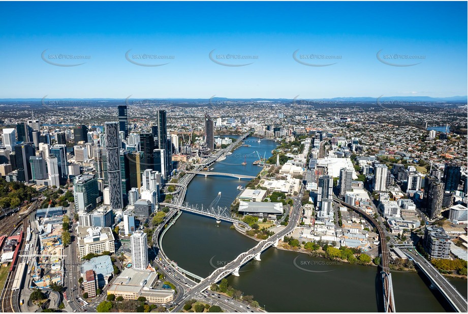 Aerial Photo South Brisbane QLD Aerial Photography
