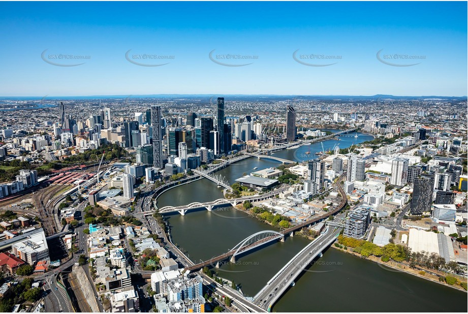 Aerial Photo Brisbane City QLD Aerial Photography