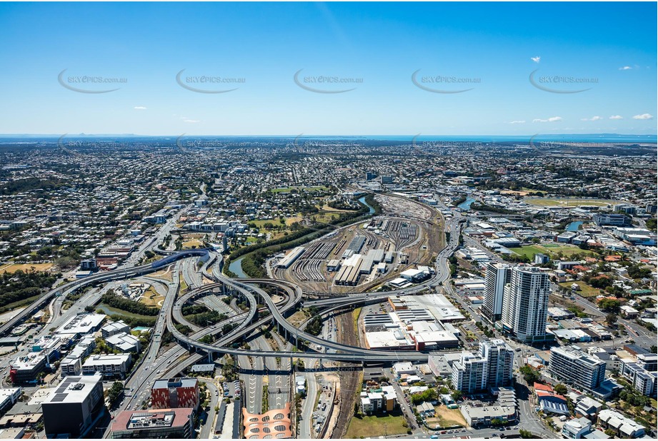 Aerial Photo Bowen Hills QLD Aerial Photography