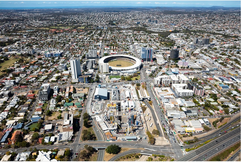 Aerial Photo Woolloongabba QLD Aerial Photography