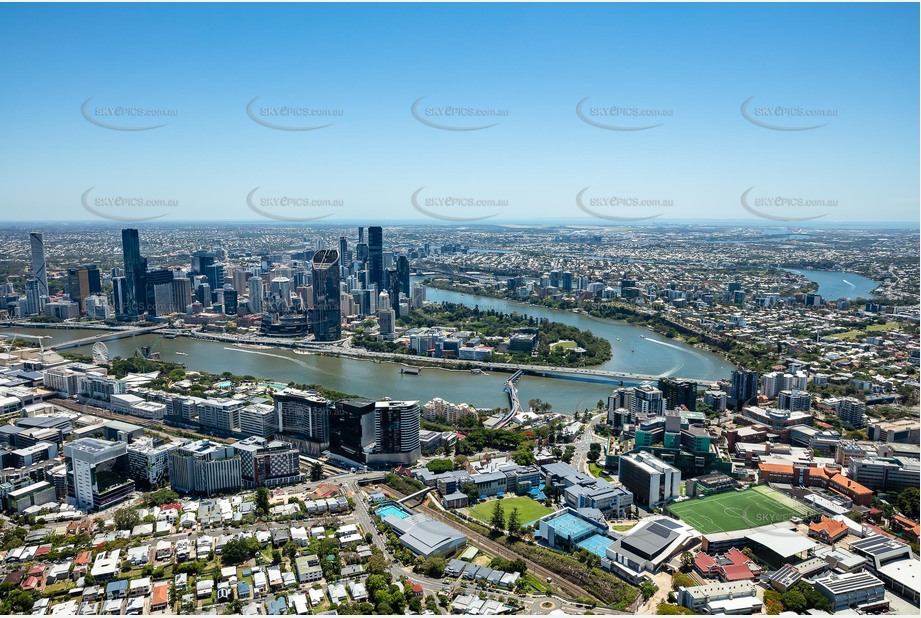 Aerial Photo South Brisbane QLD Aerial Photography