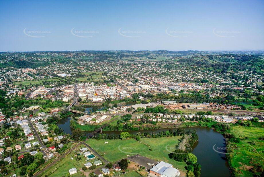 Historic Aerial Photo Lismore NSW Aerial Photography