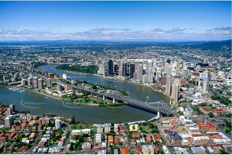 Historic Aerial Photo Kangaroo Point QLD Aerial Photography