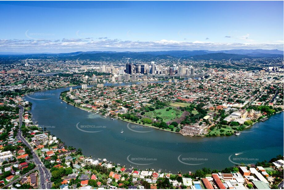 Historic Aerial Photo New Farm QLD Aerial Photography