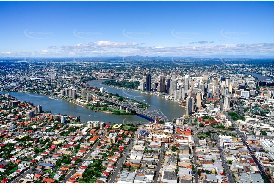 Historic Aerial Photo Fortitude Valley QLD Aerial Photography