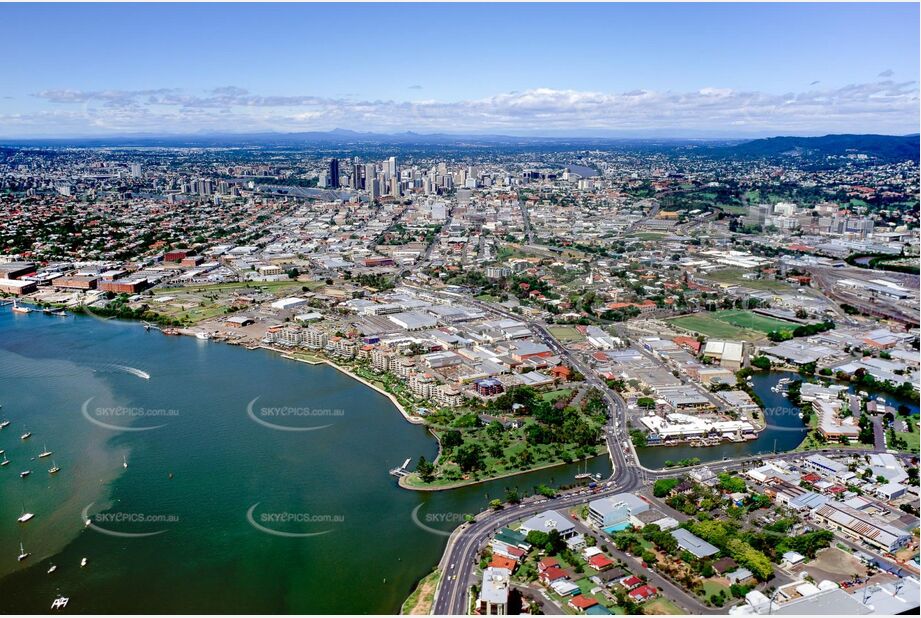 Historic Aerial Photo Newstead QLD Aerial Photography