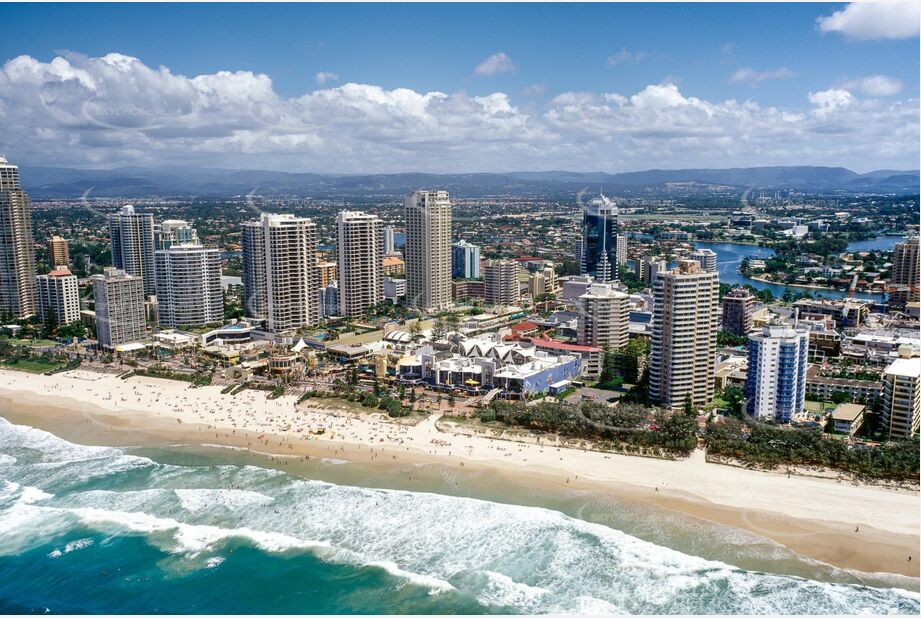 Historic Aerial Photo Surfers Paradise QLD Aerial Photography