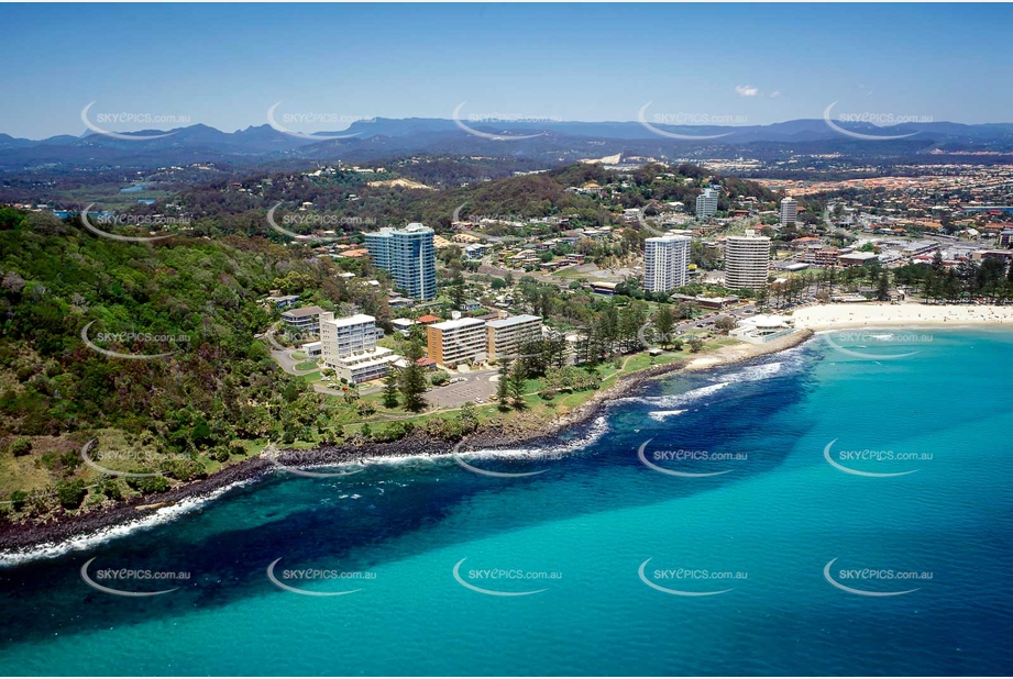 Historic Aerial Photo Burleigh Heads QLD Aerial Photography