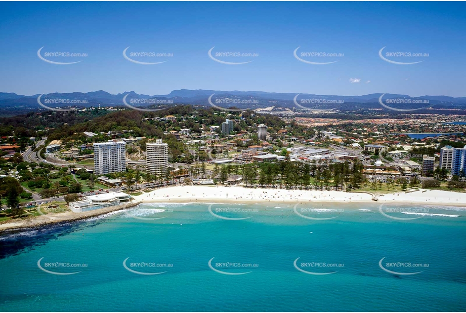 Historic Aerial Photo Burleigh Heads QLD Aerial Photography