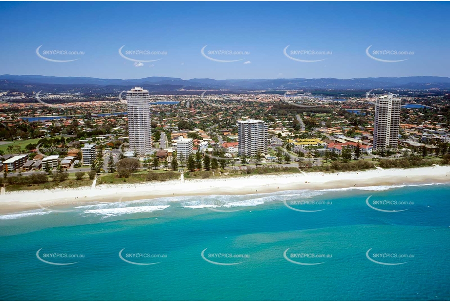 Historic Aerial Photo Burleigh Heads QLD Aerial Photography