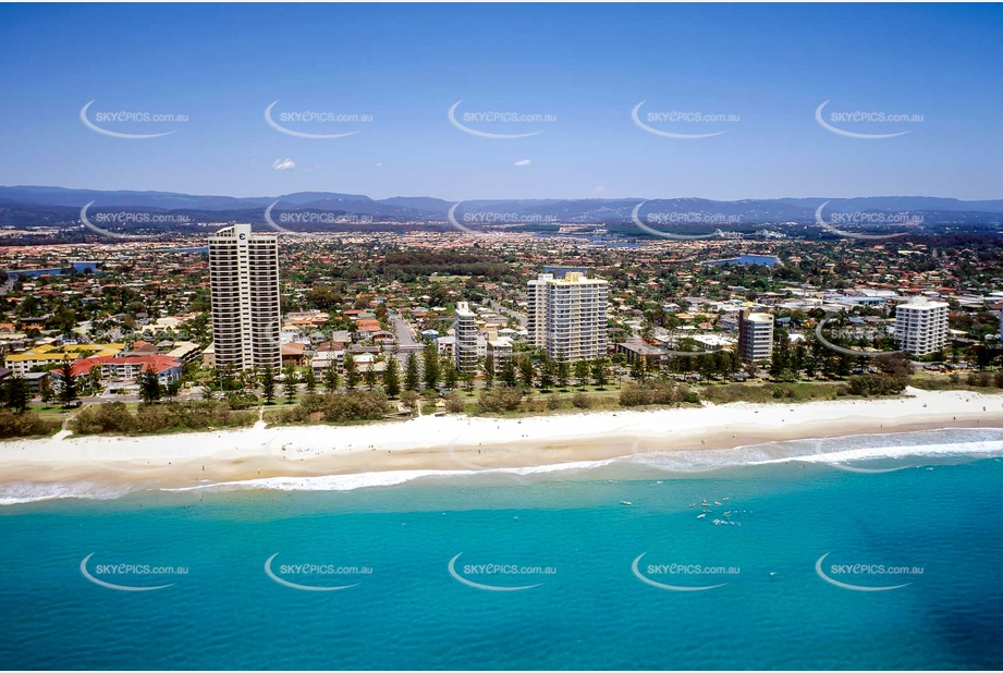 Historic Aerial Photo Burleigh Heads QLD Aerial Photography