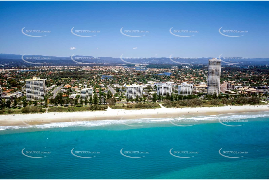 Historic Aerial Photo Burleigh Heads QLD Aerial Photography