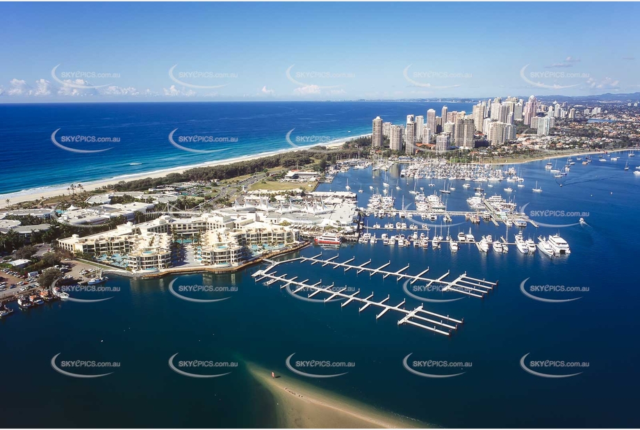 Historic Aerial Photo Main Beach QLD Aerial Photography