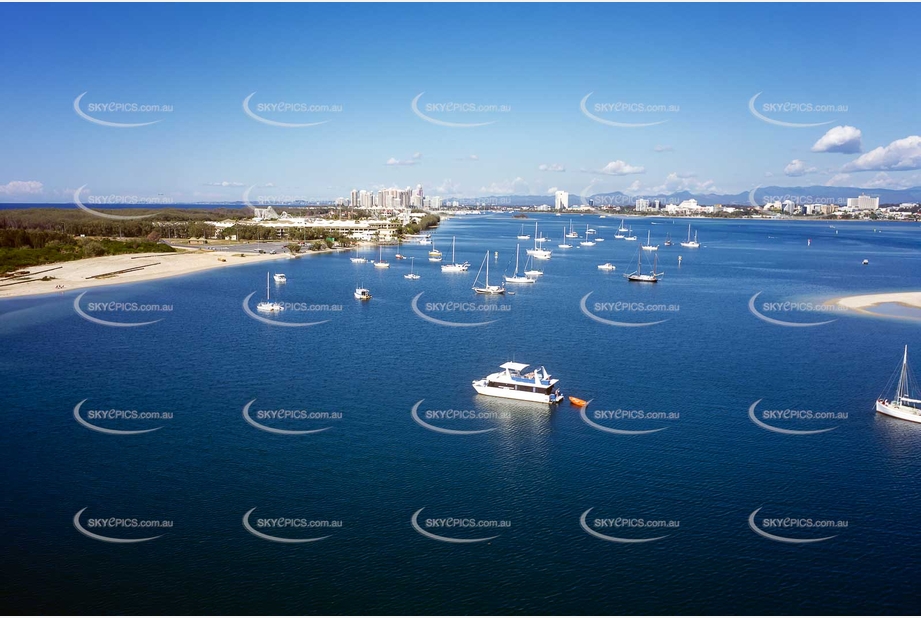 Historic Aerial Photo Main Beach QLD Aerial Photography