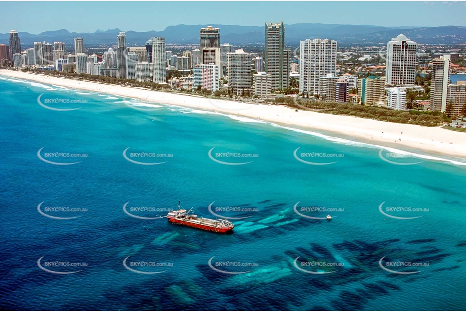 Historic Aerial Photo Main Beach QLD Aerial Photography