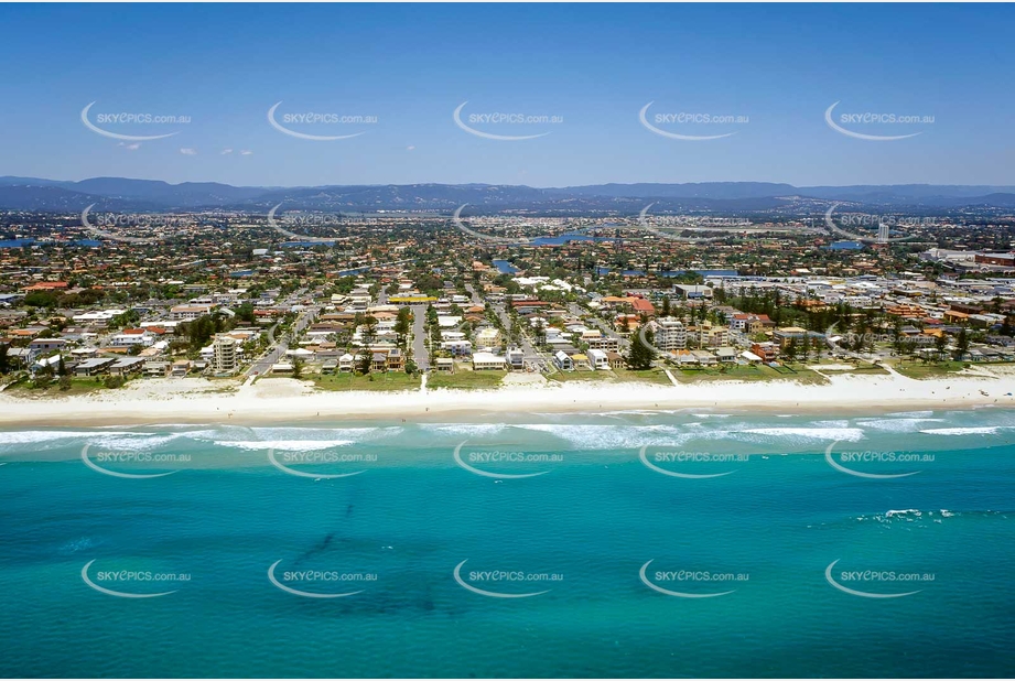 Historic Aerial Photo Mermaid Beach QLD Aerial Photography