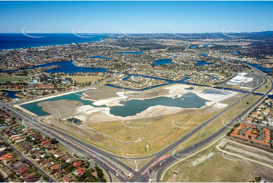 Historic Aerial Photo Mermaid Waters QLD Aerial Photography