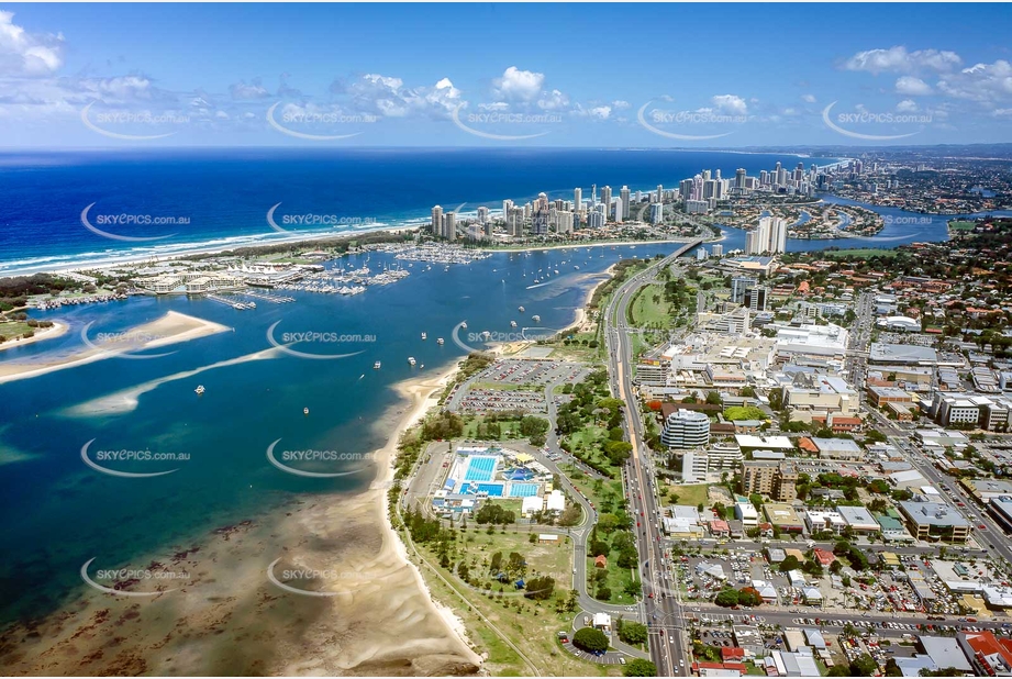 Historic Aerial Photo Southport QLD Aerial Photography