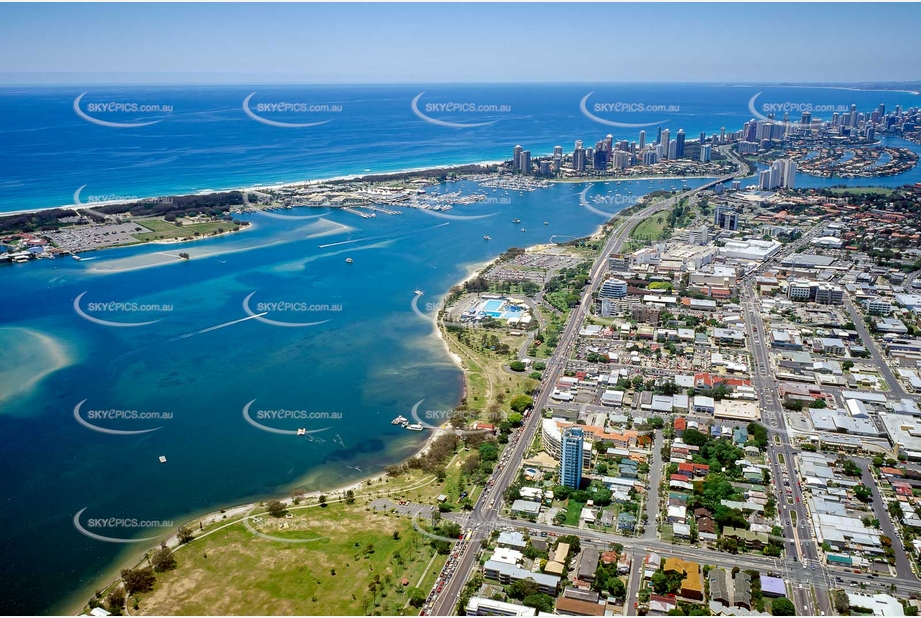 Historic Aerial Photo Southport QLD Aerial Photography