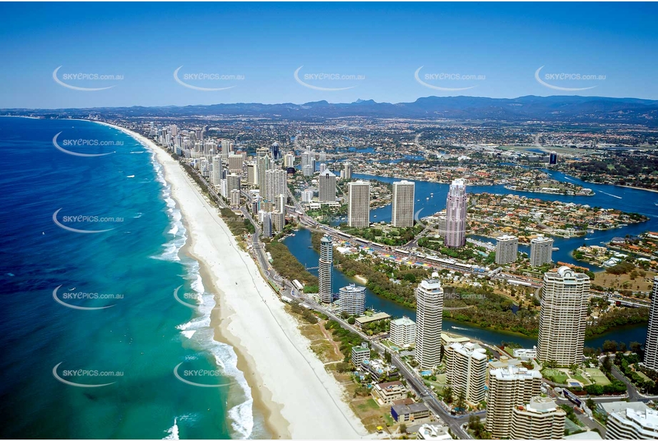 Historic Aerial Photo Surfers Paradise QLD Aerial Photography