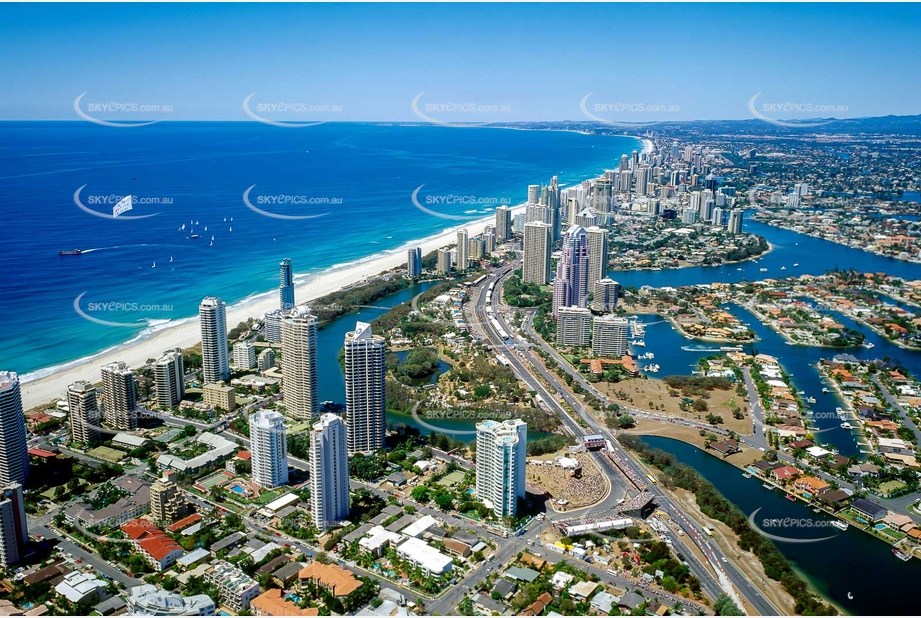 Historic Aerial Photo Surfers Paradise QLD Aerial Photography
