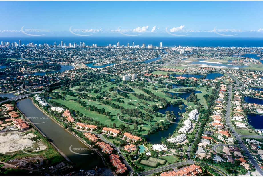 Historic Aerial Photo Clear Island Waters QLD Aerial Photography