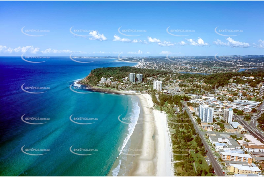 Historic Aerial Photo Burleigh Heads QLD Aerial Photography