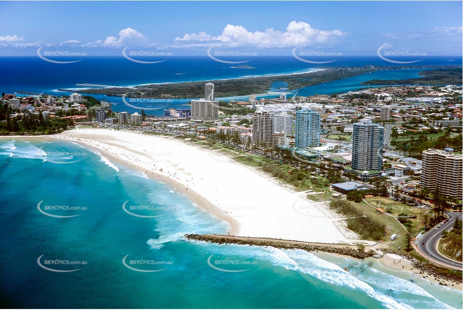 Historic Aerial Photo Coolangatta QLD Aerial Photography