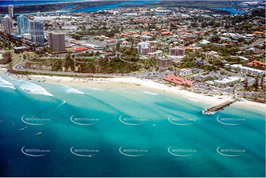 Historic Aerial Photo Coolangatta QLD Aerial Photography