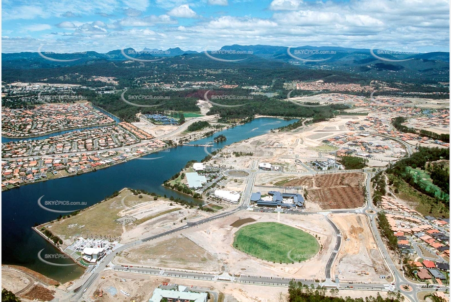 Historic Aerial Photo Varsity Lakes QLD Aerial Photography
