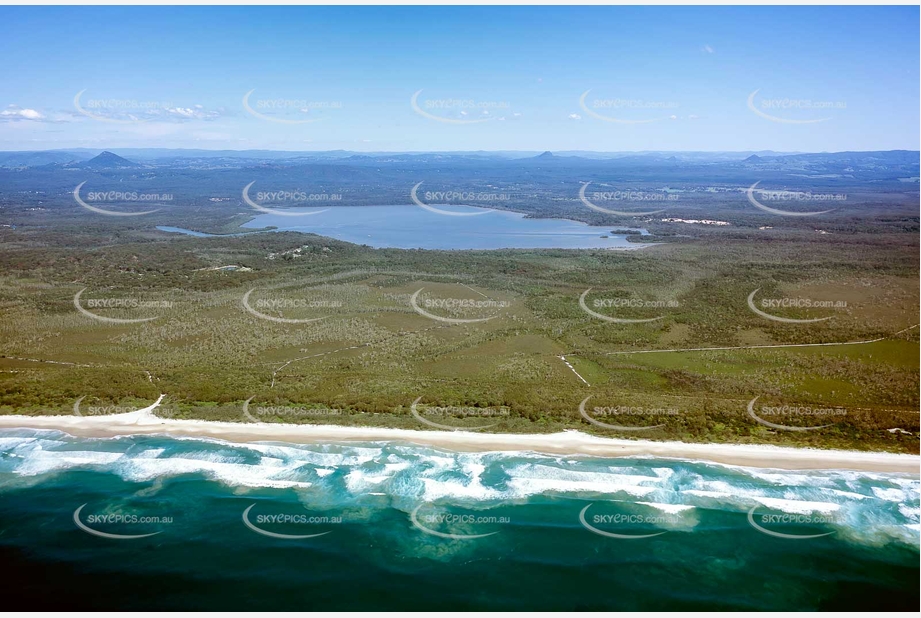 Historic Aerial Photo Noosa North Shore QLD Aerial Photography