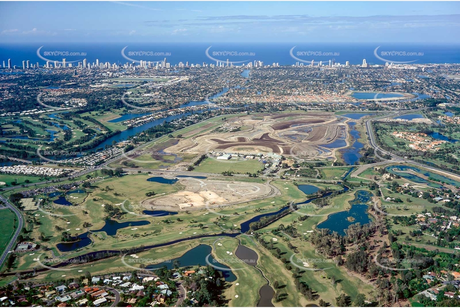 Historic Aerial Photo Carrara QLD Aerial Photography