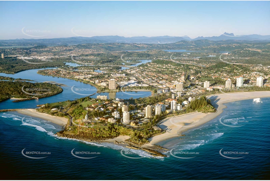Historic Aerial Photo Coolangatta QLD Aerial Photography