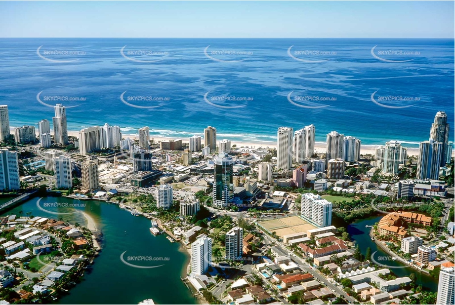 Historic Aerial Photo Surfers Paradise QLD Aerial Photography