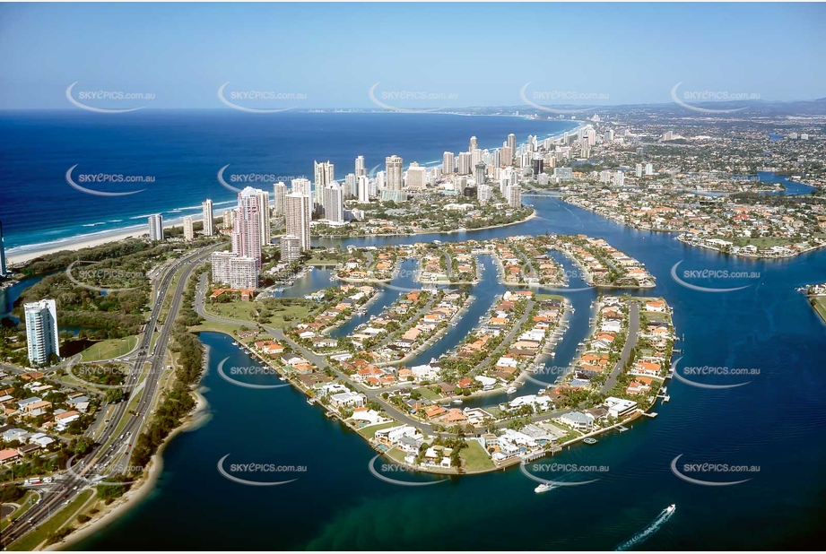Historic Aerial Photo Surfers Paradise QLD Aerial Photography