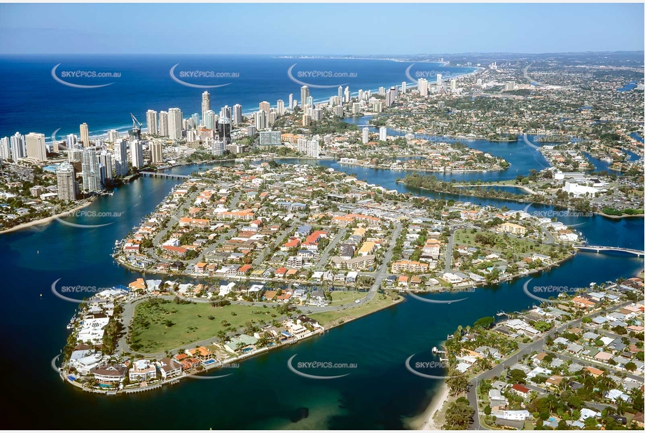 Historic Aerial Photo Surfers Paradise QLD Aerial Photography