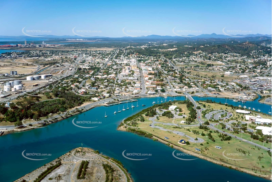Historic Aerial Photo Callemondah QLD Aerial Photography