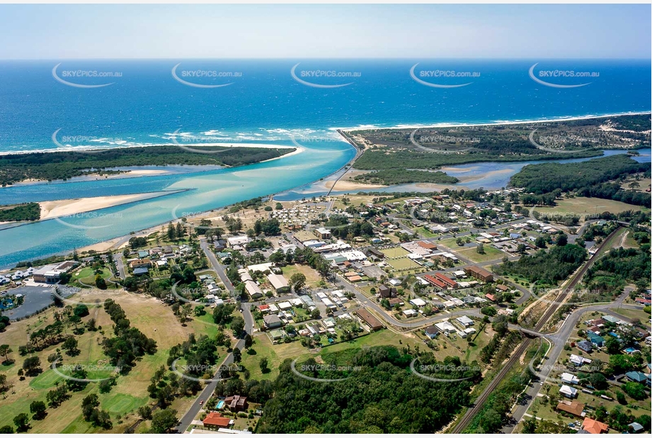Historic Aerial Photo Urunga NSW Aerial Photography