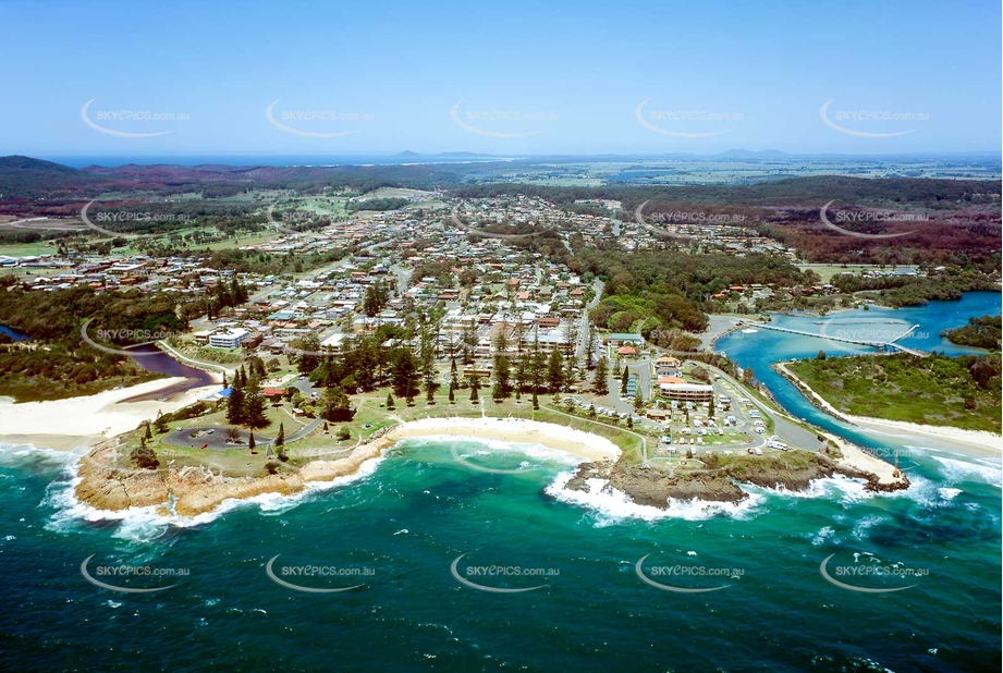 Historic Aerial Photo South West Rocks NSW Aerial Photography