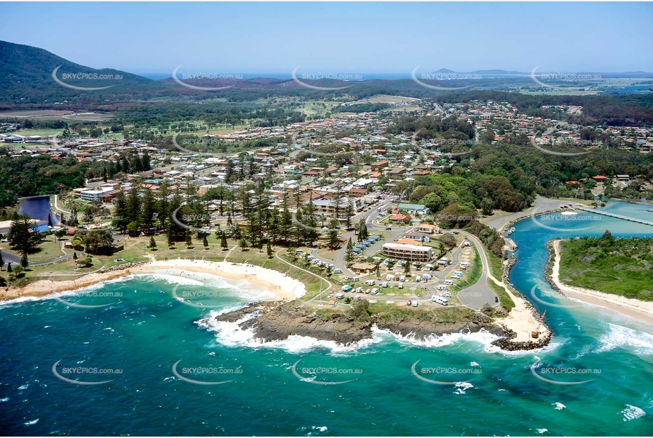 Historic Aerial Photo South West Rocks NSW Aerial Photography