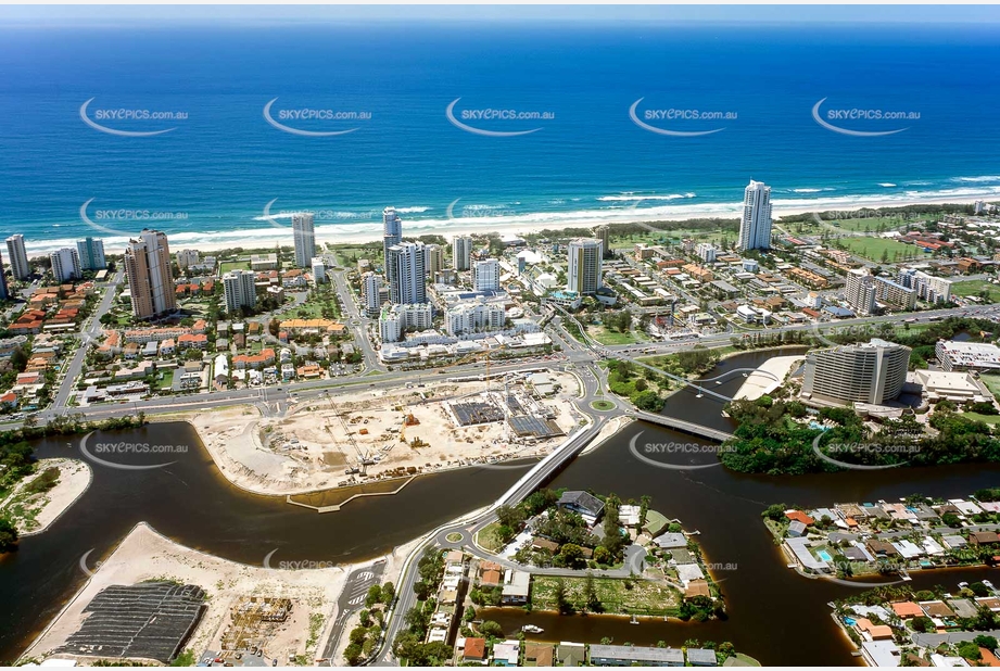Historic Aerial Photo Broadbeach QLD Aerial Photography