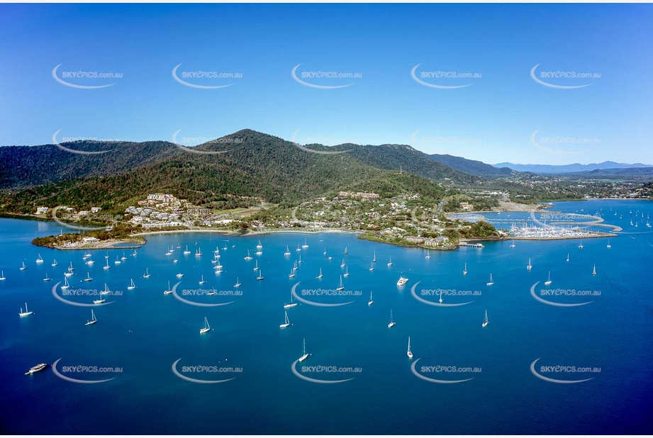Historic Aerial Photo Airlie Beach QLD Aerial Photography