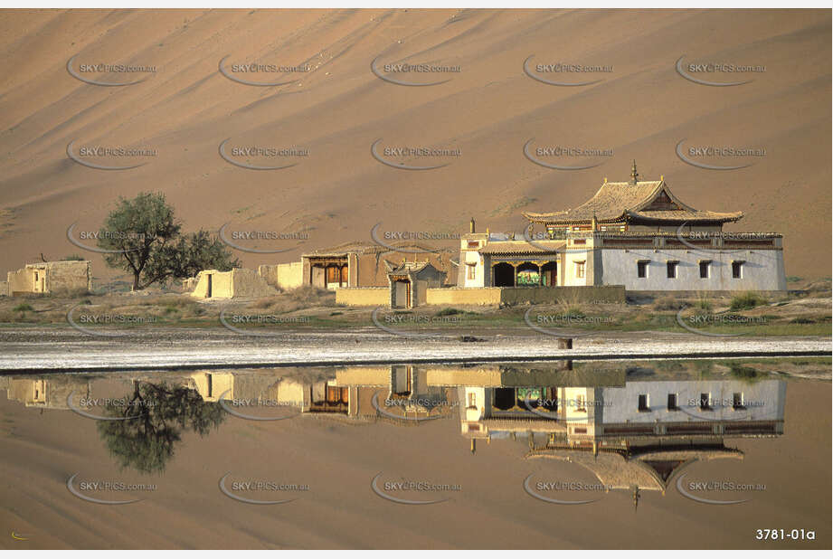 Tibetan Lamasery Aerial Photography