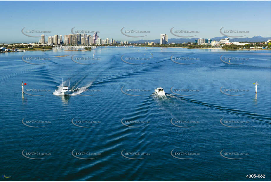 The Gold Coast Seaway & Wavebreak Island 2003 Aerial Photography