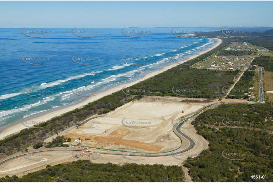 Salt Village Under Construction - Kingscliff NSW Aerial Photography