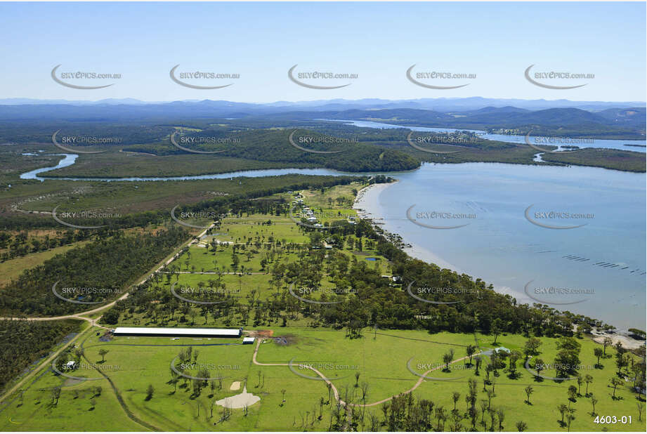 Aerial Photo Little Swan Bay Karuah NSW Aerial Photography