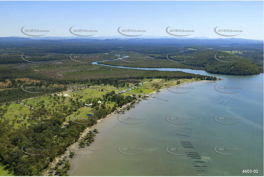 Aerial Photo Little Swan Bay Karuah NSW Aerial Photography
