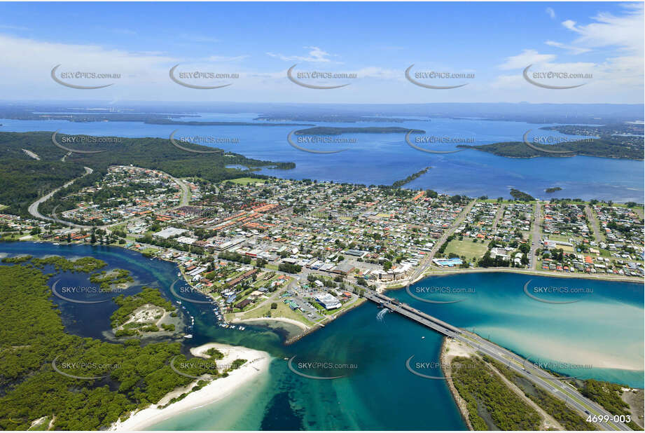 Aerial Photo Caves Beach NSW Aerial Photography